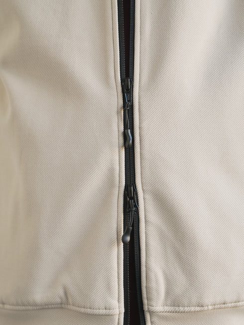 【TRANSITION】カルゼダンボールフロントZIPパーカー